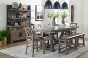 Parker House Lodge Dining 66 In. Buffet with Bar Hutch