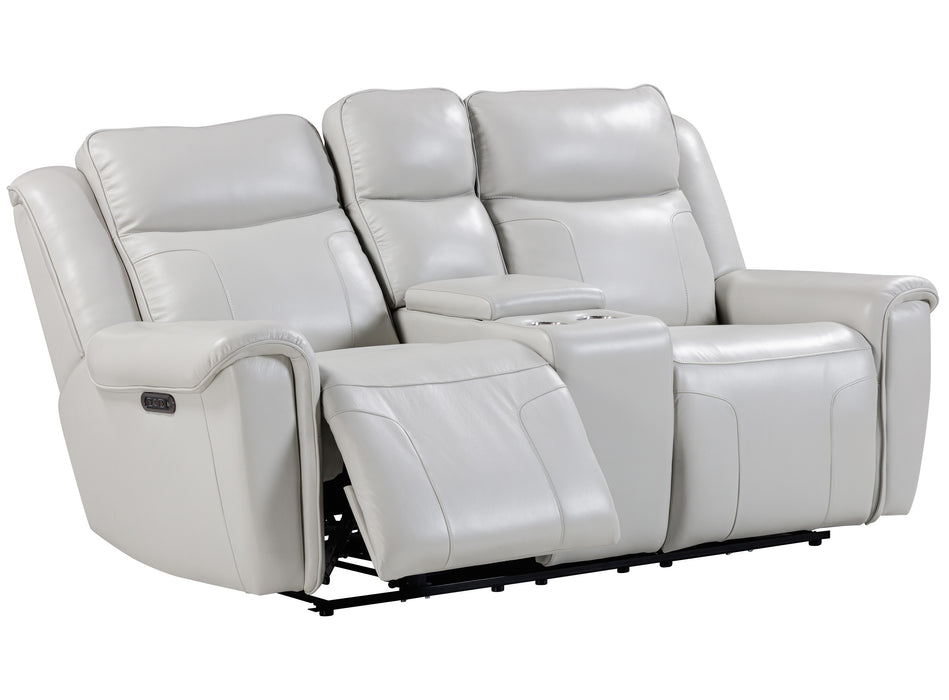 Parker Living Atlantis - Whisper Ivory Power Reclining Zero Gravity Console Loveseat