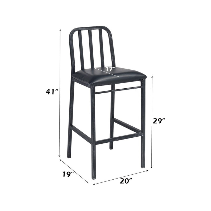 jodie-black-leatherette-antique-black-bar-stool-set-2-2