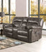 josias-loveseat-dark-gray-leatherette-1