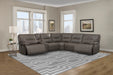 Parker Living Spartacus - Haze 6 Piece Modular Power Reclining Sectional with Power Adjustable Headrests