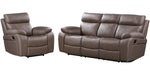 Parker Living Theon - Stokes Toffee Manual Reclining Sofa and Recliner
