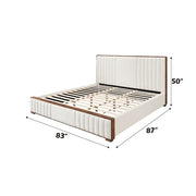 kaleea-beige-chenille-walnut-eastern-king-bed-10