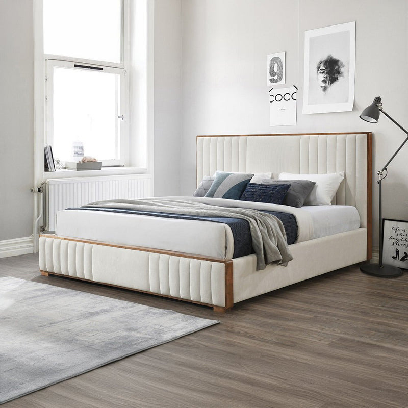 kaleea-beige-chenille-walnut-eastern-king-bed-8