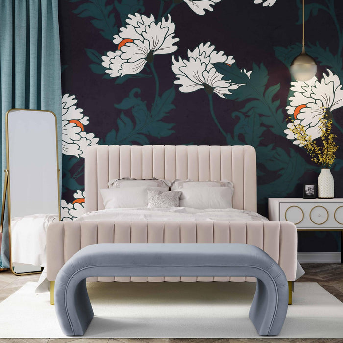 kenya-sea-blue-velvet-bench-2