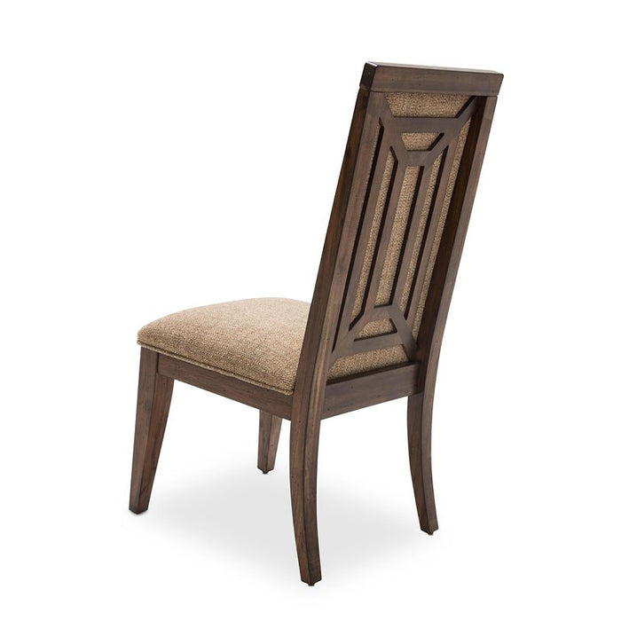 Aico Carrollton Side Chair  in Rustic Ranch