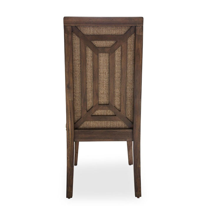 Aico Carrollton Side Chair  in Rustic Ranch