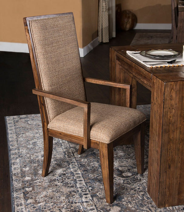 Aico Carrollton Arm Chair  in Rustic Ranch