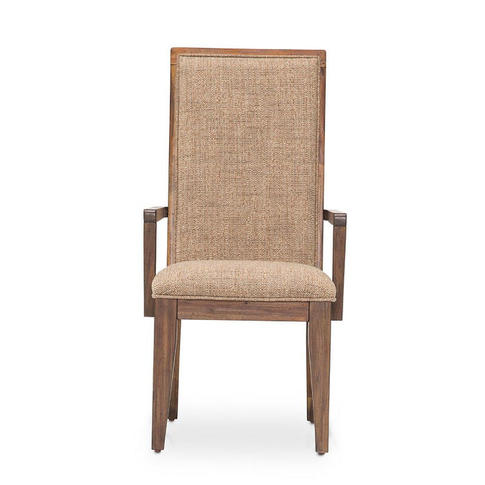 Aico Carrollton Arm Chair  in Rustic Ranch