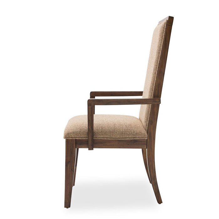 Aico Carrollton Arm Chair  in Rustic Ranch