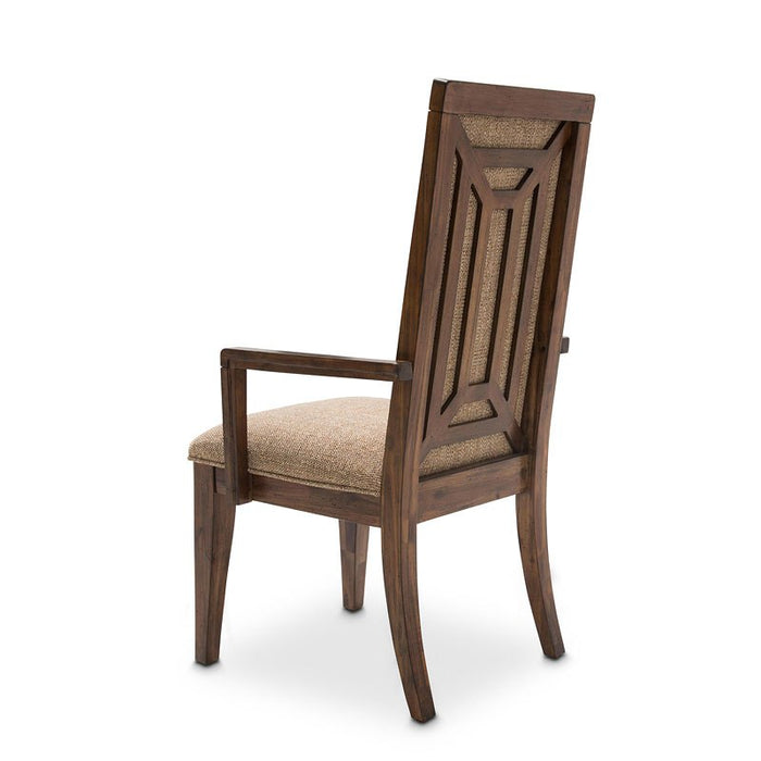Aico Carrollton Arm Chair  in Rustic Ranch