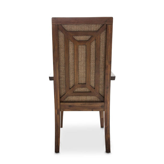 Aico Carrollton Arm Chair  in Rustic Ranch