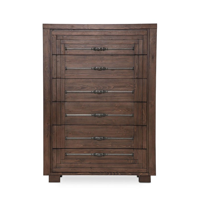 Aico Carrollton Drawer Chest in Rustic Ranch KI-CRLN070-407 image