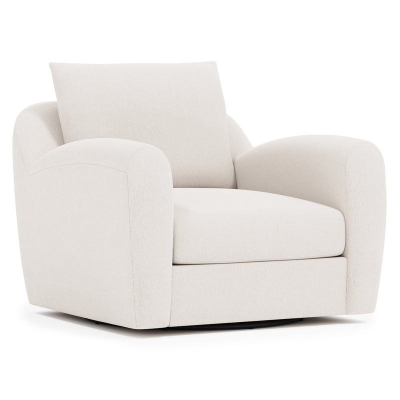 Asher Fabric Swivel Chair - Furniture City (CA)l
