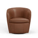 Parker Living Barolo - Vintage Whiskey 100% Italian Leather Swivel Club Chair