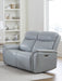Parker Living Cascade - Seamist Grey Power Reclining Sofa and Loveseat