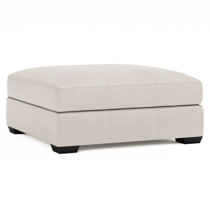 Dawkins Leather Ottoman - Furniture City (CA)l