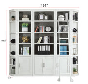 parker-house-catalina-6-piece-library-wall-with-ladder-3