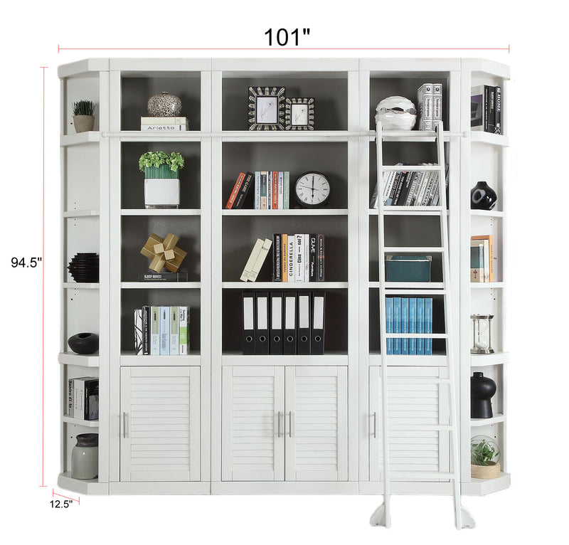 parker-house-catalina-6-piece-library-wall-with-ladder-3