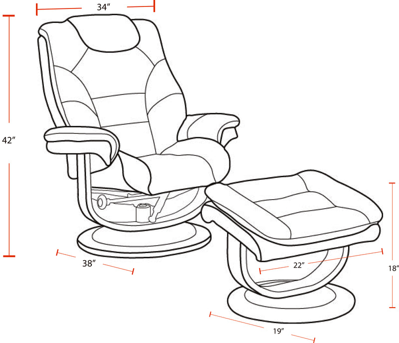 parker-living-knight-butterscotch-manual-reclining-swivel-chair-and-ottoman-6