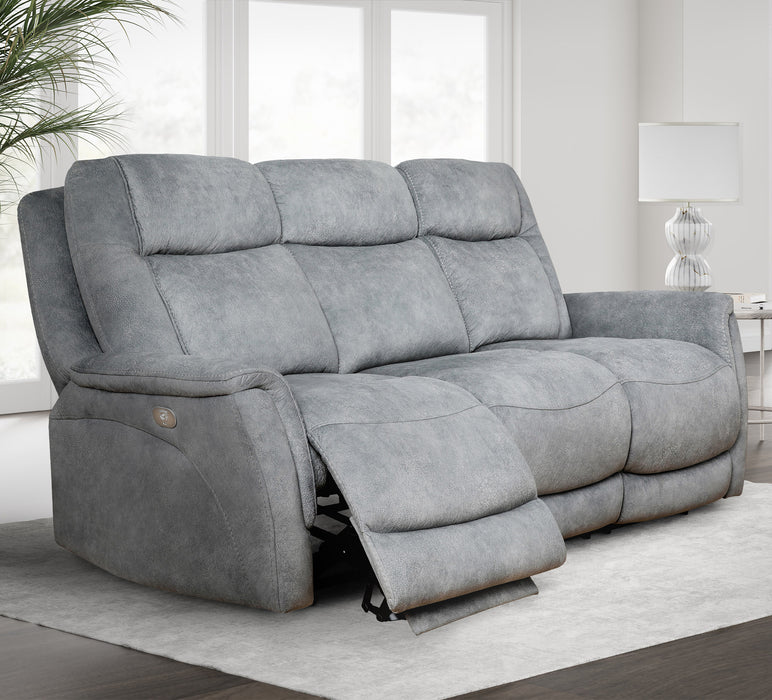 Parker Living Linus - Hudson Grey Zero Gravity Power Reclining Sofa