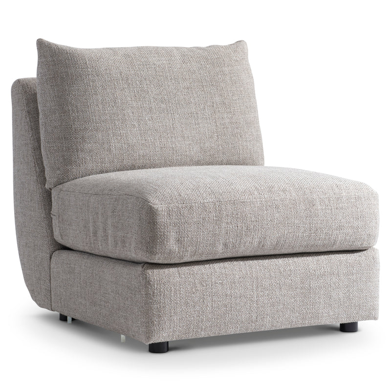 Moretti Fabric Armless Chair