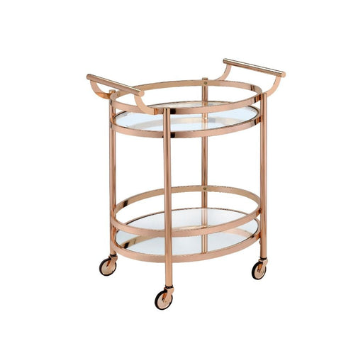 lakelyn-rose-gold-clear-glass-serving-cart-1
