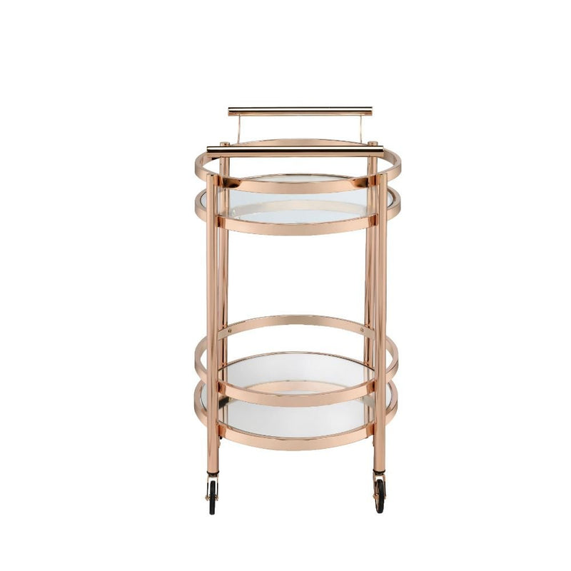 lakelyn-rose-gold-clear-glass-serving-cart-2