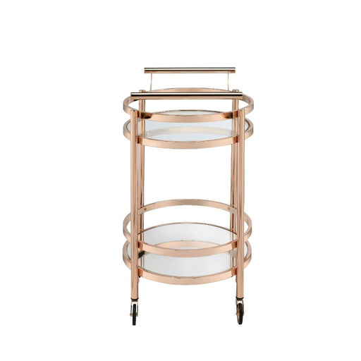 lakelyn-rose-gold-clear-glass-serving-cart-2