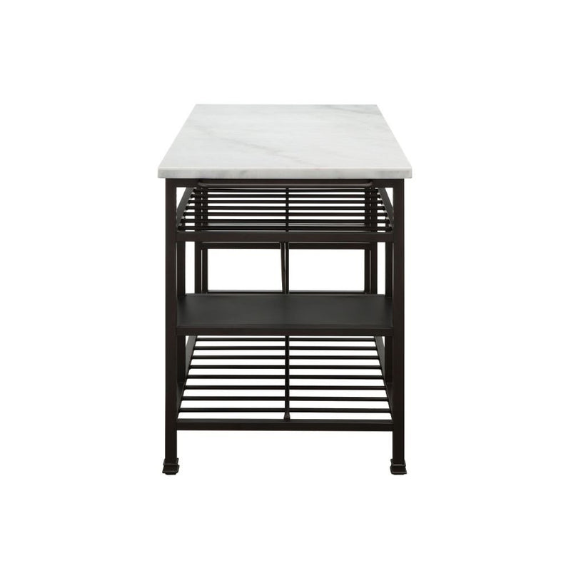 lanzo-natural-marble-top-gunmetal-kitchen-island-3