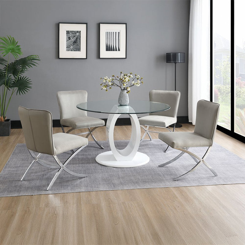 larry-glass-top-white-high-gloss-round-dining-table-5