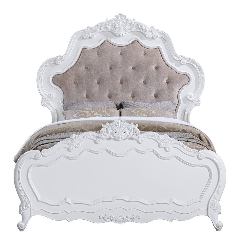 latisha-dark-beige-chenille-white-queen-bed-3