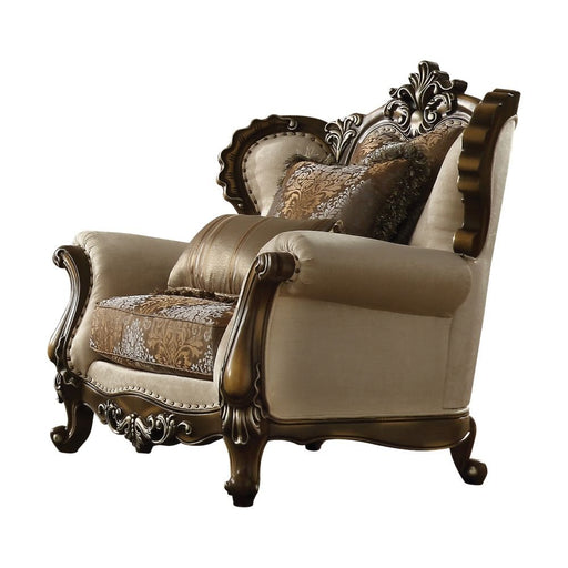 latisha-tan-pattern-fabric-antique-oak-chair-w-2-pillows-same-lv01578-1