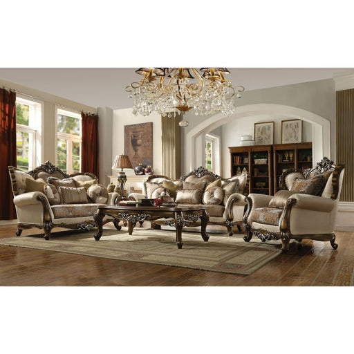 latisha-tan-pattern-fabric-antique-oak-chair-w-2-pillows-same-lv01578-2