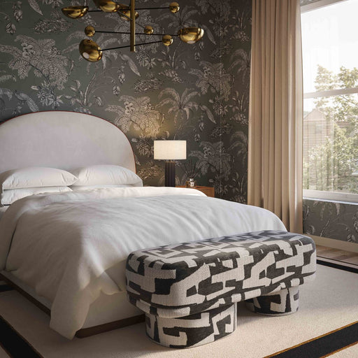 lena-black-and-white-jacquard-bench-2