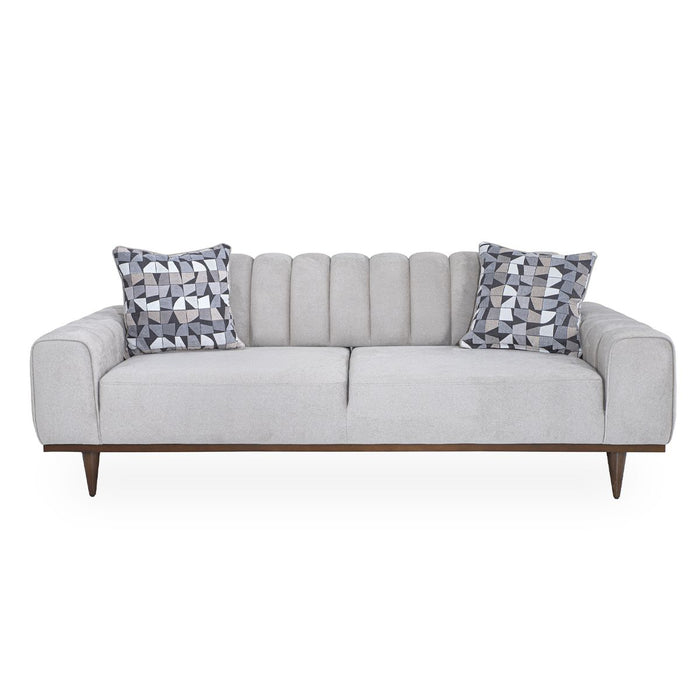 AICO Balboa Sofa in Warm Walnut
