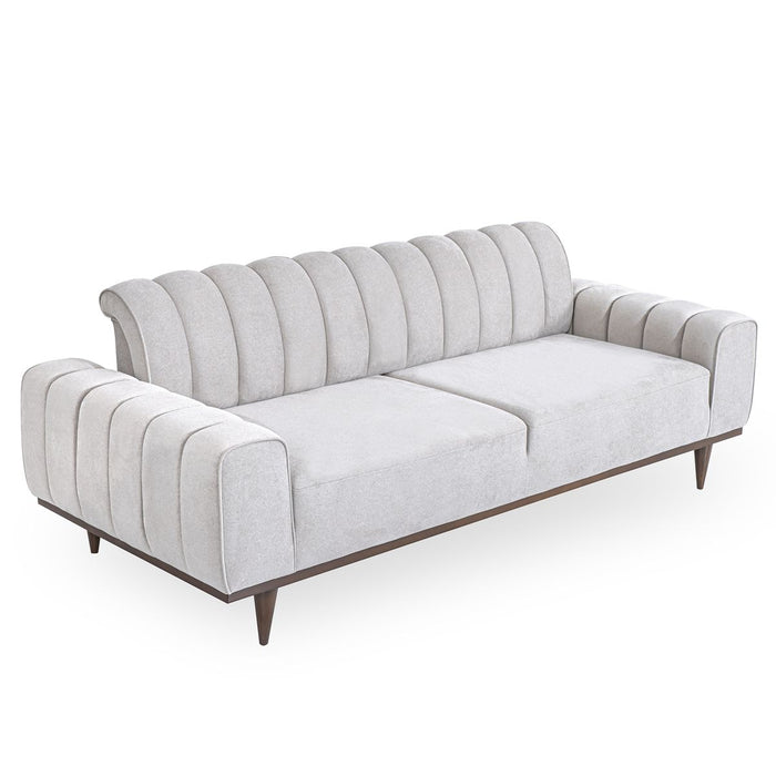 AICO Balboa Sofa in Warm Walnut