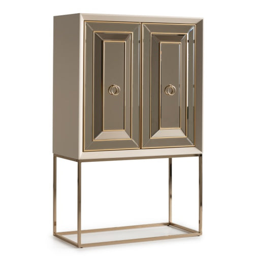 AICO Furniture Madison 2pc Bar KD in Glistening Gold image