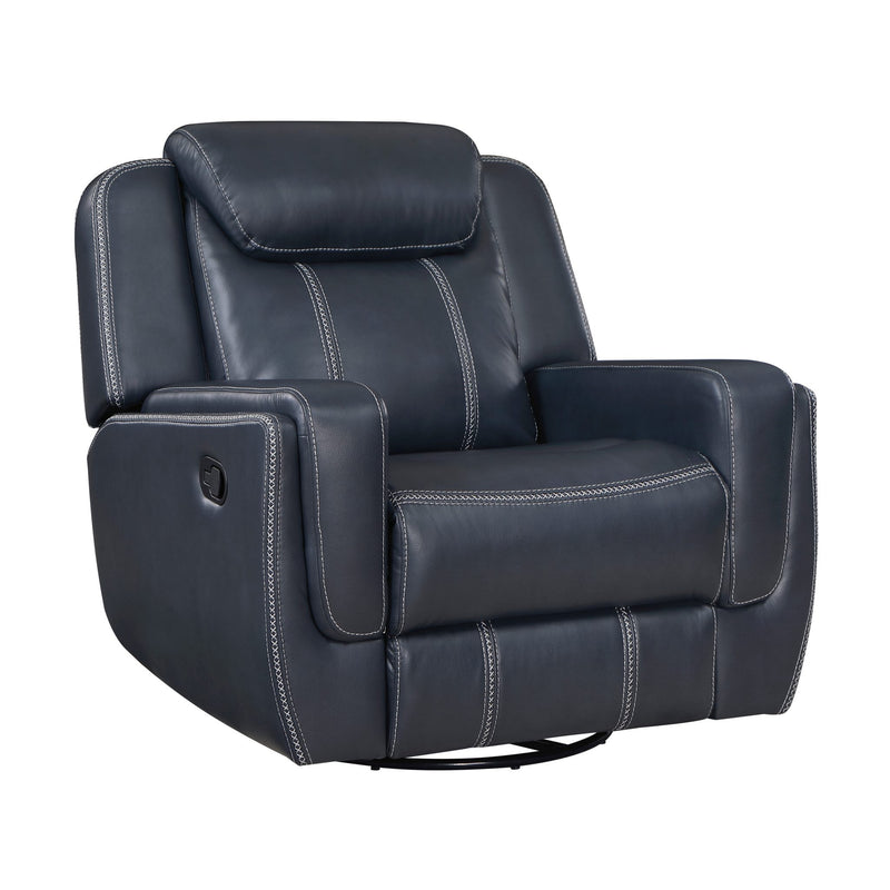 littleton-blue-swivel-glider-reclining-chair-1