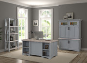 Parker House Americana Modern - Dove Workstation with LED Light