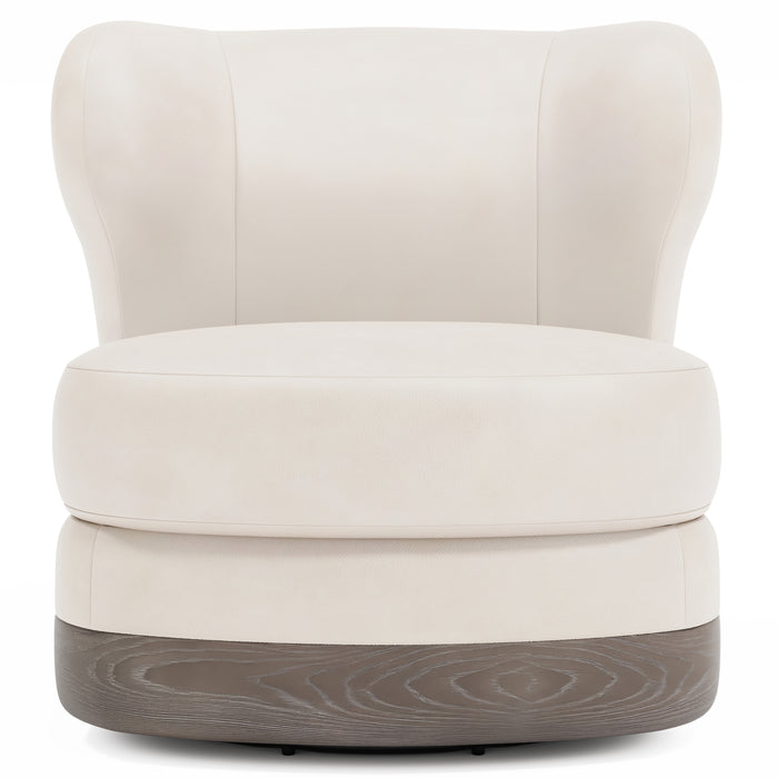 Beck Leather Swivel Chair - Furniture City (CA)l