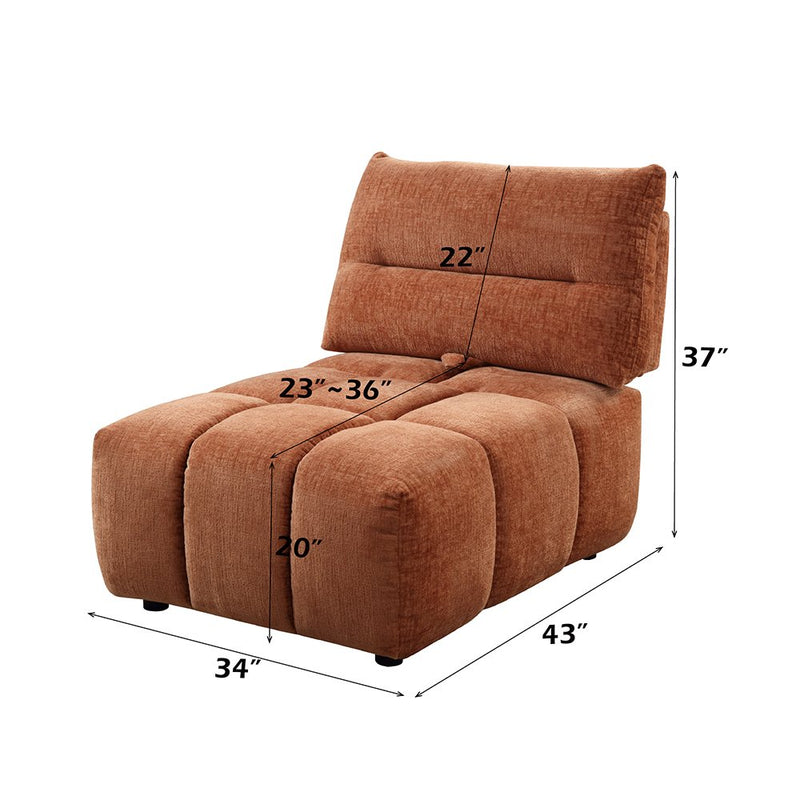 loanna-coral-red-linen-modular-armless-chair-9