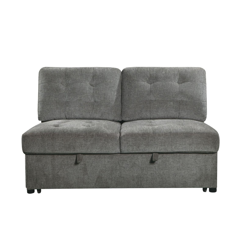 logansport-gray-3-4-armless-2-seater-with-pull-out-bed-1