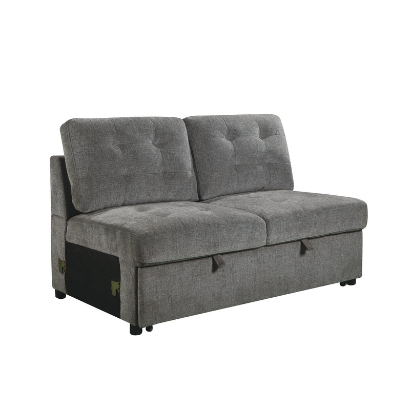 logansport-gray-3-4-armless-2-seater-with-pull-out-bed-2