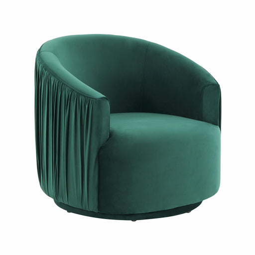 london-forest-green-pleated-swivel-chair-1