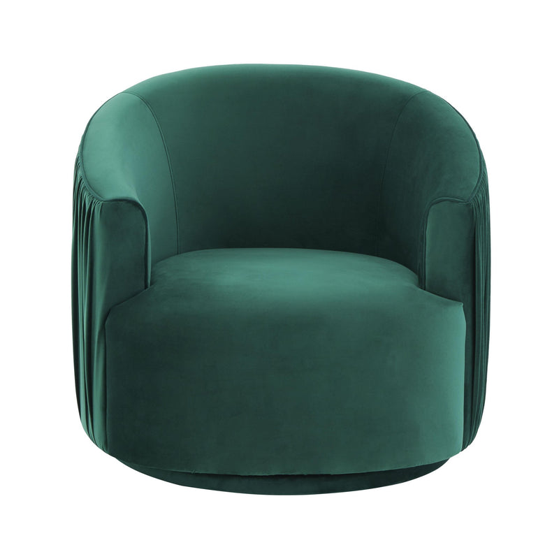 london-forest-green-pleated-swivel-chair-3