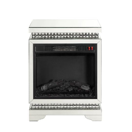 lotus-mirrored-faux-ice-cube-crystals-fireplace-1
