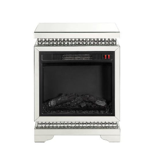 lotus-mirrored-faux-ice-cube-crystals-fireplace-1