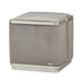 AICO Furniture Linea Ottoman in Silver Mist image