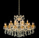 AICO Furniture Lighting Chantilly 25 Light Chandelier in Gold image